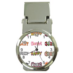 Lucky Happt Good Sign Star Money Clip Watches