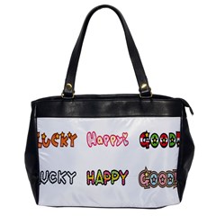 Lucky Happt Good Sign Star Office Handbags by Mariart