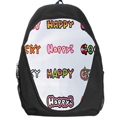 Lucky Happt Good Sign Star Backpack Bag by Mariart