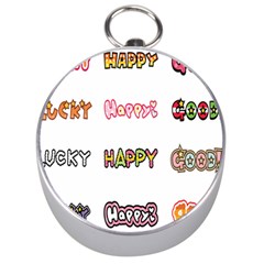 Lucky Happt Good Sign Star Silver Compasses by Mariart