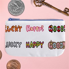 Lucky Happt Good Sign Star Large Coin Purse