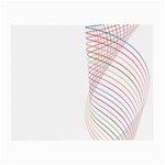 Line Wave Rainbow Small Glasses Cloth (2-Side) Front