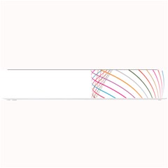 Line Wave Rainbow Small Bar Mats by Mariart