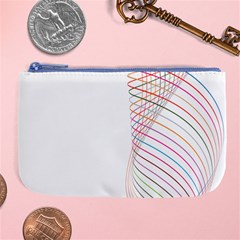 Line Wave Rainbow Large Coin Purse