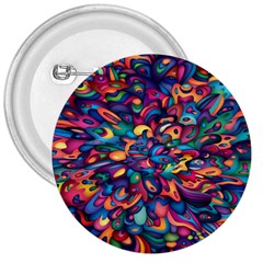 Moreau Rainbow Paint 3  Buttons by Mariart