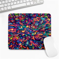 Moreau Rainbow Paint Large Mousepads by Mariart