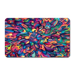 Moreau Rainbow Paint Magnet (rectangular)