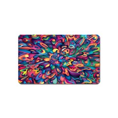 Moreau Rainbow Paint Magnet (name Card) by Mariart