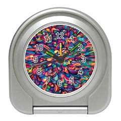 Moreau Rainbow Paint Travel Alarm Clocks