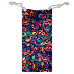 Moreau Rainbow Paint Jewelry Bag by Mariart