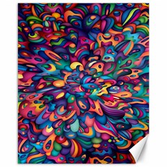 Moreau Rainbow Paint Canvas 16  X 20   by Mariart