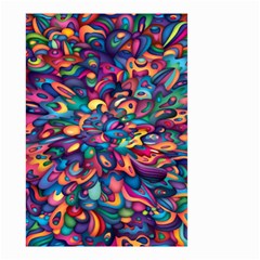 Moreau Rainbow Paint Small Garden Flag (two Sides) by Mariart