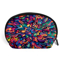 Moreau Rainbow Paint Accessory Pouches (large)  by Mariart