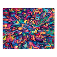 Moreau Rainbow Paint Double Sided Flano Blanket (large)  by Mariart