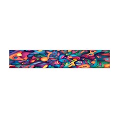 Moreau Rainbow Paint Flano Scarf (mini) by Mariart