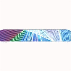 Light Means Net Pink Rainbow Waves Wave Chevron Green Blue Sky Small Bar Mats by Mariart