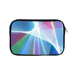 Light Means Net Pink Rainbow Waves Wave Chevron Green Blue Sky Apple Macbook Pro 13  Zipper Case by Mariart