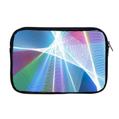 Light Means Net Pink Rainbow Waves Wave Chevron Green Blue Sky Apple Macbook Pro 17  Zipper Case by Mariart