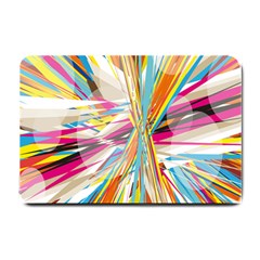 Illustration Material Collection Line Rainbow Polkadot Polka Small Doormat 