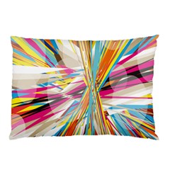 Illustration Material Collection Line Rainbow Polkadot Polka Pillow Case (two Sides) by Mariart