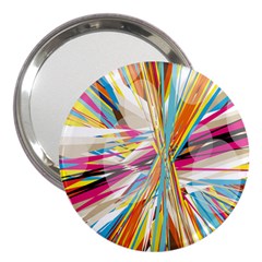 Illustration Material Collection Line Rainbow Polkadot Polka 3  Handbag Mirrors by Mariart