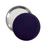 Purple Floral Seamless Pattern Flower Circle Star 2.25  Handbag Mirrors Front