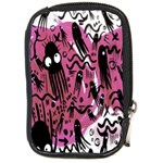 Octopus Colorful Cartoon Octopuses Pattern Black Pink Compact Camera Cases Front