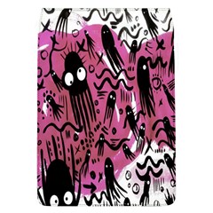 Octopus Colorful Cartoon Octopuses Pattern Black Pink Flap Covers (l) 