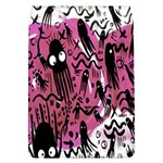 Octopus Colorful Cartoon Octopuses Pattern Black Pink Flap Covers (L)  Front