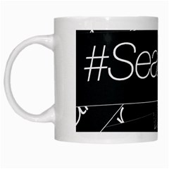 Sea Sugar Line Black White Mugs