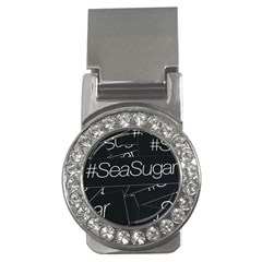 Sea Sugar Line Black Money Clips (cz) 