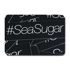 Sea Sugar Line Black Plate Mats by Mariart