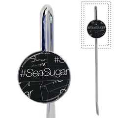 Sea Sugar Line Black Book Mark by Mariart