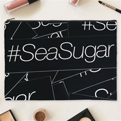 Sea Sugar Line Black Cosmetic Bag (xxxl) 