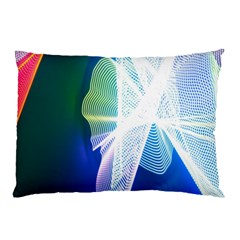 Net Sea Blue Sky Waves Wave Chevron Pillow Case