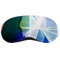 Net Sea Blue Sky Waves Wave Chevron Sleeping Masks by Mariart