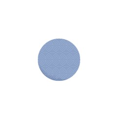 Seamless Lines Concentric Circles Trendy Color Heavenly Light Airy Blue 1  Mini Magnets by Mariart