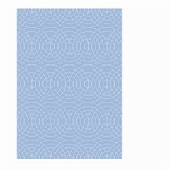 Seamless Lines Concentric Circles Trendy Color Heavenly Light Airy Blue Large Garden Flag (two Sides) by Mariart