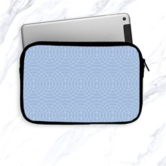 Seamless Lines Concentric Circles Trendy Color Heavenly Light Airy Blue Apple Ipad Mini Zipper Cases by Mariart