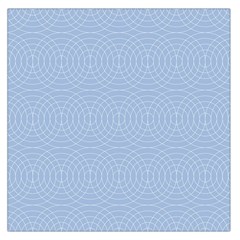 Seamless Lines Concentric Circles Trendy Color Heavenly Light Airy Blue Large Satin Scarf (square) by Mariart