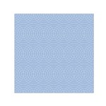 Seamless Lines Concentric Circles Trendy Color Heavenly Light Airy Blue Small Satin Scarf (Square) Front