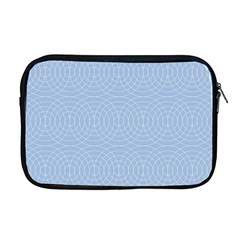 Seamless Lines Concentric Circles Trendy Color Heavenly Light Airy Blue Apple Macbook Pro 17  Zipper Case by Mariart