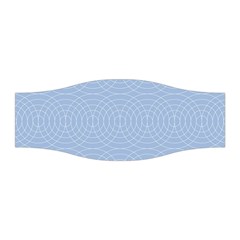 Seamless Lines Concentric Circles Trendy Color Heavenly Light Airy Blue Stretchable Headband