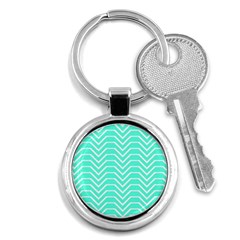 Seamless Pattern Of Curved Lines Create The Effect Of Depth The Optical Illusion Of White Wave Key Chains (round) 