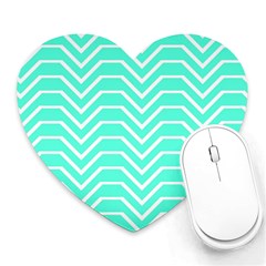 Seamless Pattern Of Curved Lines Create The Effect Of Depth The Optical Illusion Of White Wave Heart Mousepads by Mariart