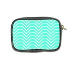 Seamless Pattern Of Curved Lines Create The Effect Of Depth The Optical Illusion Of White Wave Coin Purse Back