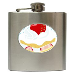 Seeds Strawberry Bread Fruite Red Hip Flask (6 Oz) by Mariart