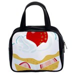 Seeds Strawberry Bread Fruite Red Classic Handbags (2 Sides) Front