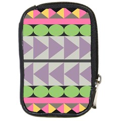 Shapes Patchwork Circle Triangle Compact Camera Cases