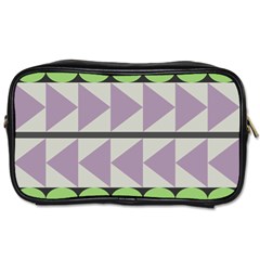 Shapes Patchwork Circle Triangle Toiletries Bags by Mariart